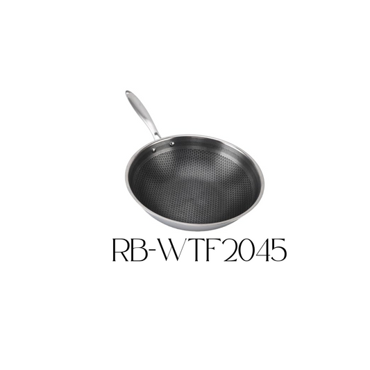 Royal Cook Germany 20cm Stainless Steel Fry Pan + FREE GIFT/Sartén de acero inoxidable Royal Cook Alemania de 20 cm + REGALO GRATIS
