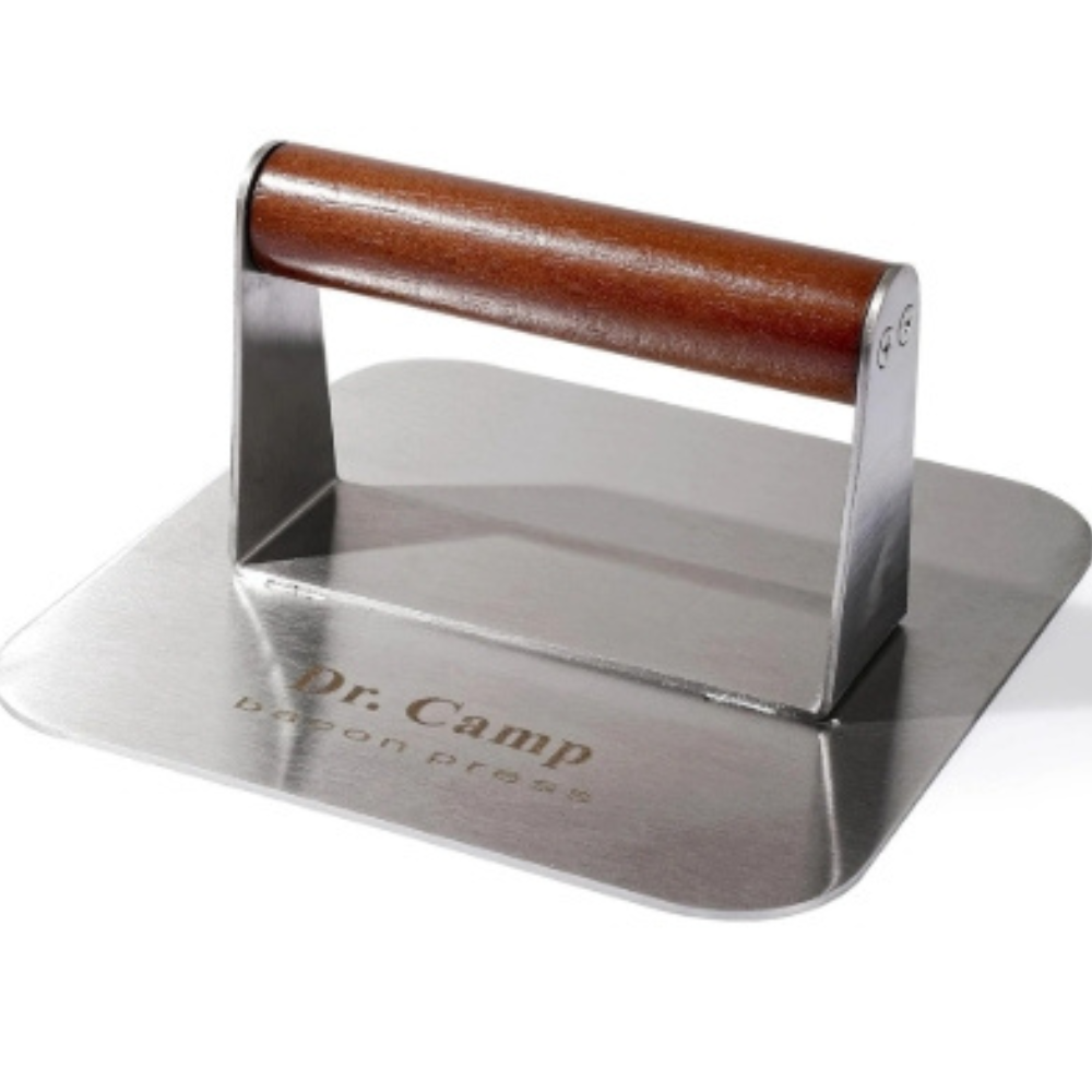Dr. Camp 7in. Bacon Press with 4-piece bundle set