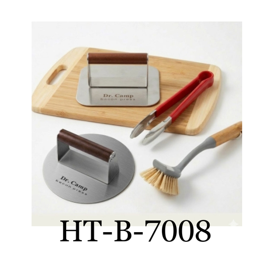 Dr. Camp 7-inch Bacon Press with 4 pcs Bundle Set