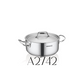 Korkmaz Gastro Proline Kisa Tencere Low Casserole 36cm