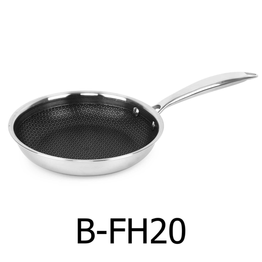 8" Brentwood 3-Ply Hybrid Fry Pan
