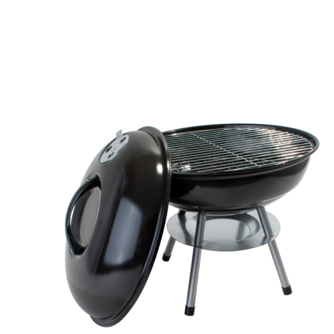 16" Round Portable BBQ Charcoal Grill Set (Free Gifts: Grilling Skillet & 3 Spices)