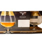 PROMSIZ Decorated Glass Brandy Sniffer Gold Greek Dedsign 6pcs Set