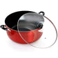 Better Chef 10 QT Red Aluminum Dutch Oven