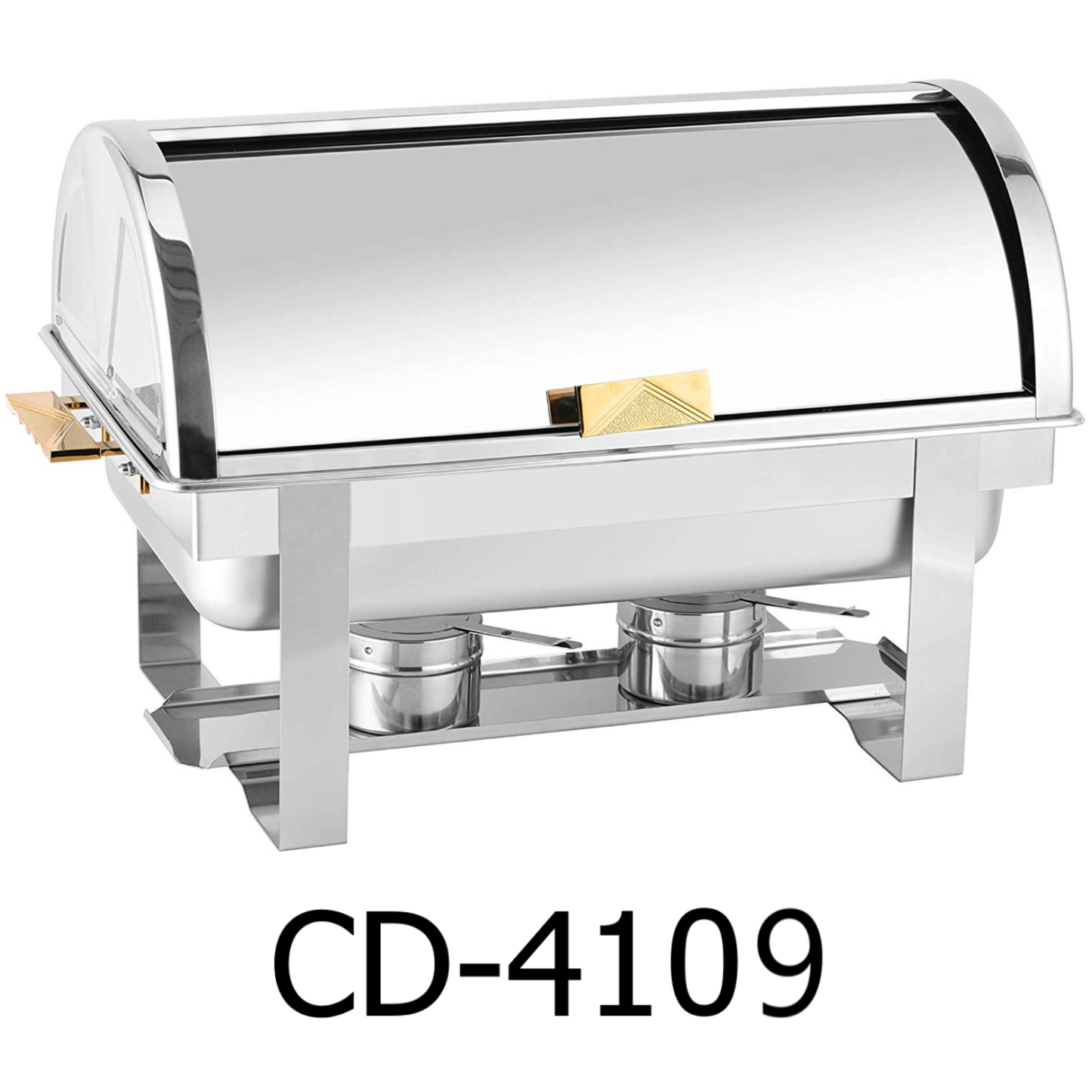 9L Chafer with Roll-top Lid & Chafing Fuel Heat