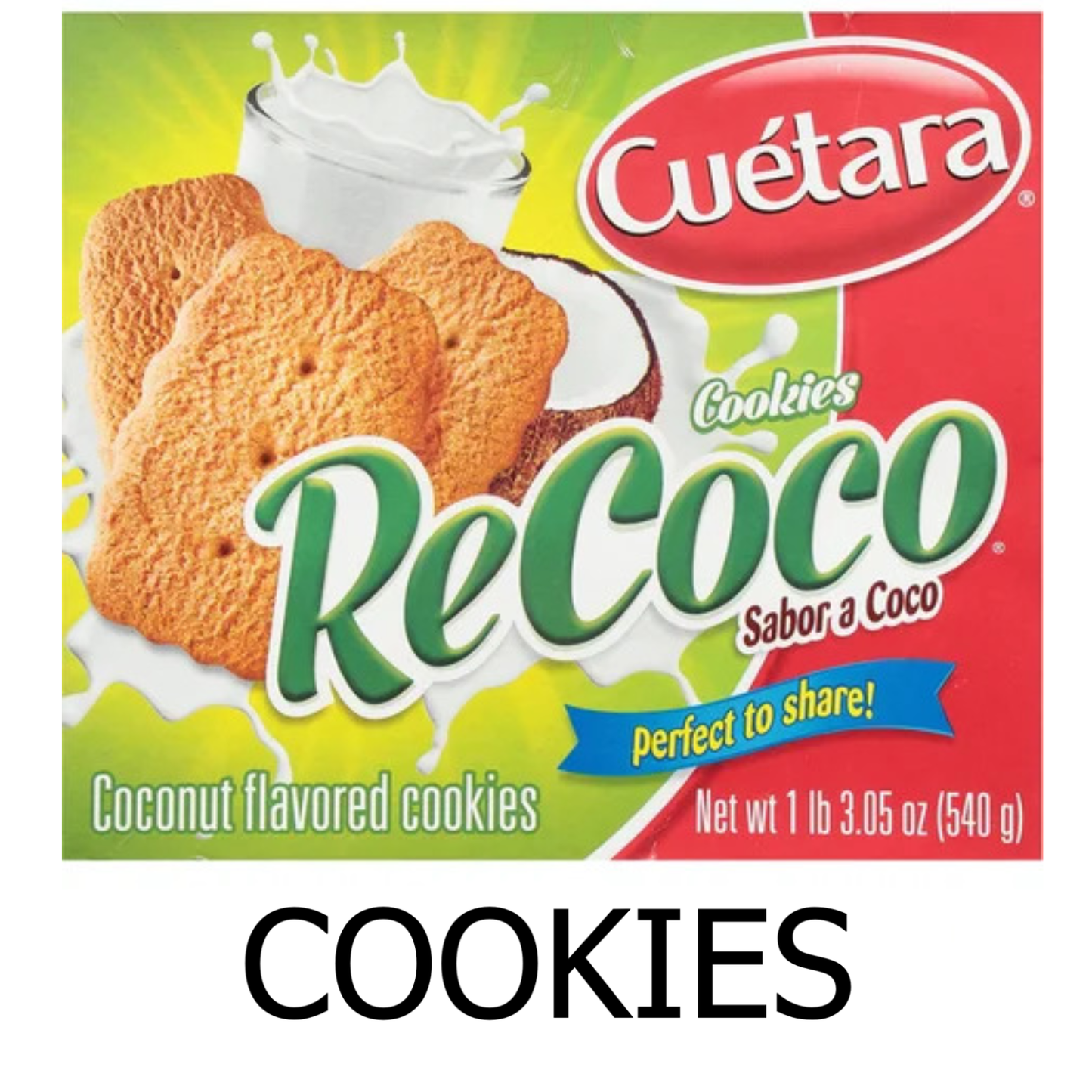 Cuétara Coconut Flavored Cookies