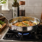 6.25" Stainless Steel Hammered Mini Fry Pan