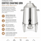 Stainless Steel 13L Coffee Urn