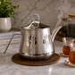 Flower Print Stainless Steel Tea Kettle 1.50Lt - Tetera de Acero Inoxidable con Estampado de Flores 1.50Lt