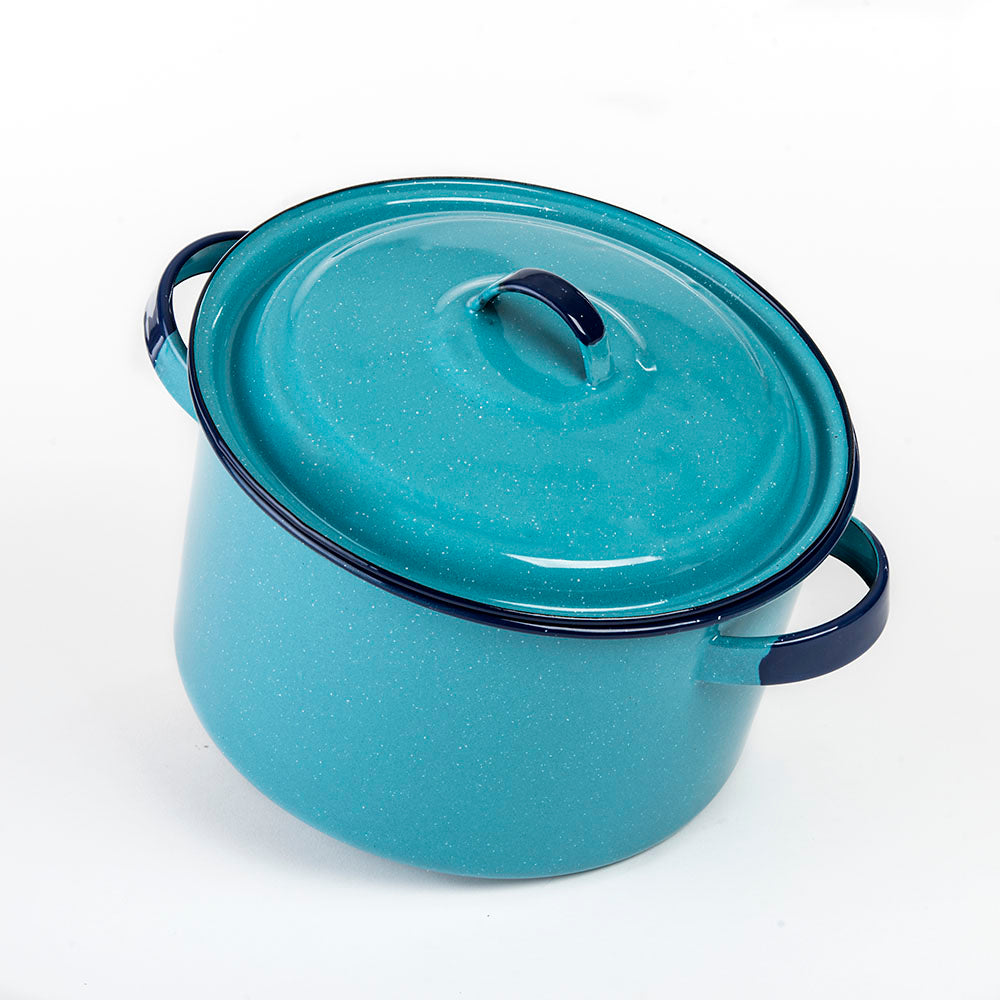 22cm Turquoise Enamel Stockpot