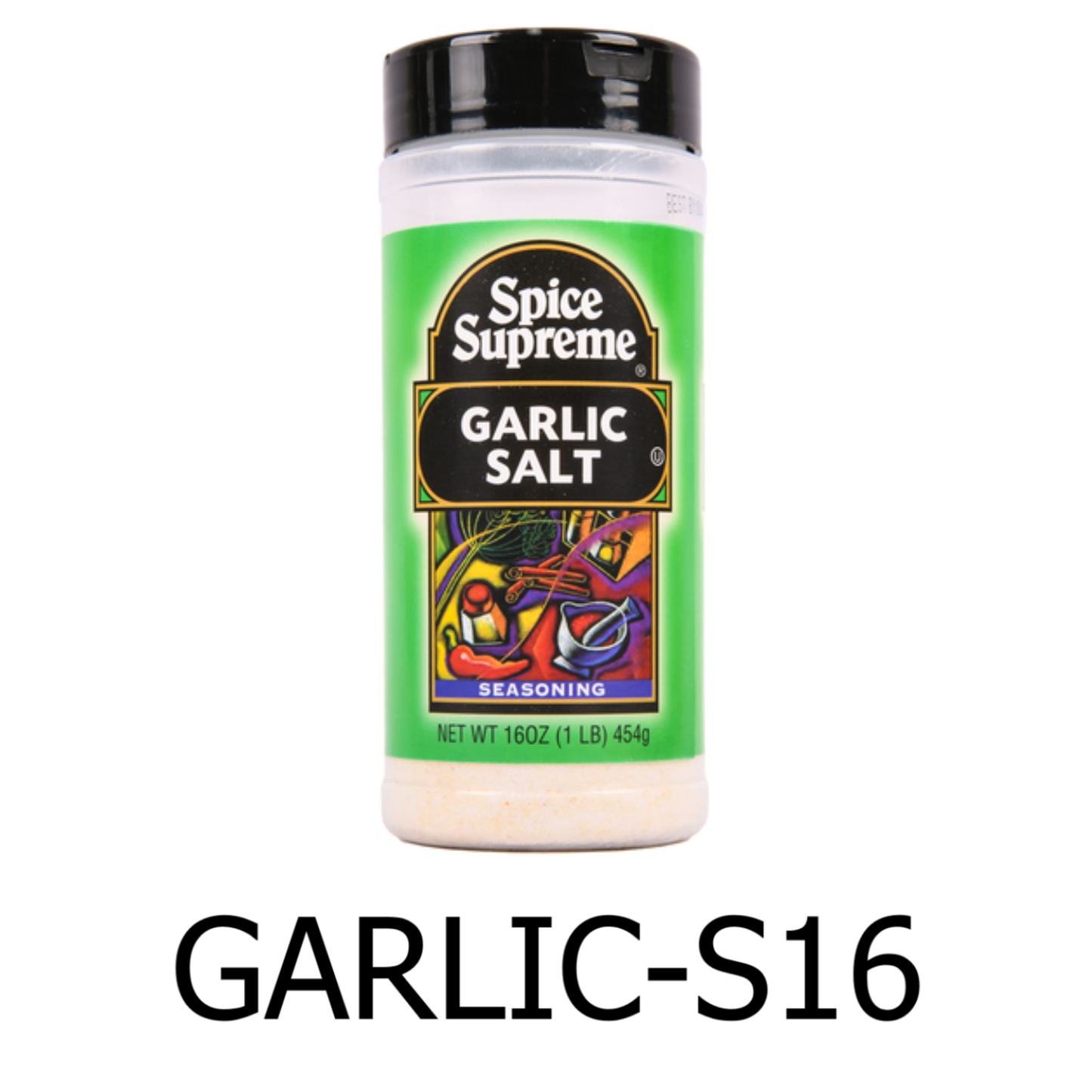 16 oz Spice Supreme Garlic Salt Ⓤ