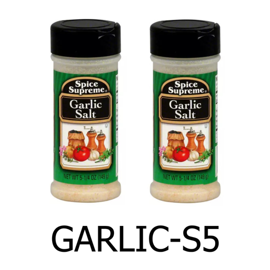 5.25 oz Spice Supreme Garlic Salt Ⓤ (Pack of 2)