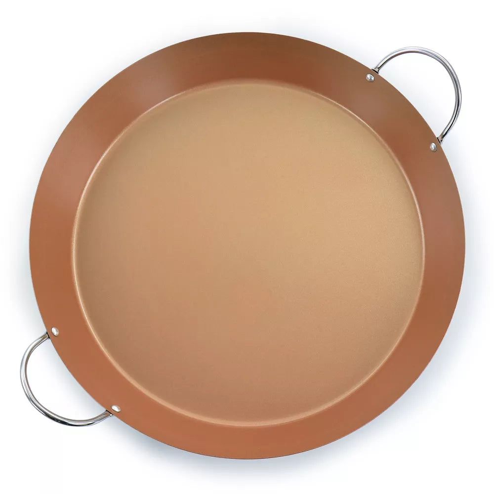 16” Oster Stonefire Paella Pan in Copper