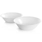 2 PC Gibson Ultra 46oz Tempered Opal Glass Serving Bowl Set