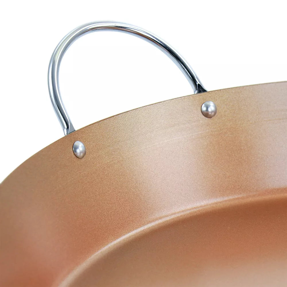 16” Oster Stonefire Paella Pan in Copper