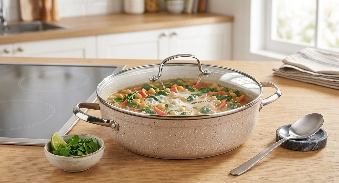 Korkmaz 26cm Granita Kisa Tencere Casserole