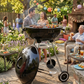 Kettle 22-inch Charcoal Barbecue Grill/Asador de 22-pulgadas de Carbon