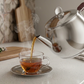 Jagler Stainless Steel 1.50Lt Tea Kettle with Wooden Handle - Jagler Tetera de Té de Acero Inoxidable de 1.50Lt con asa de Madera