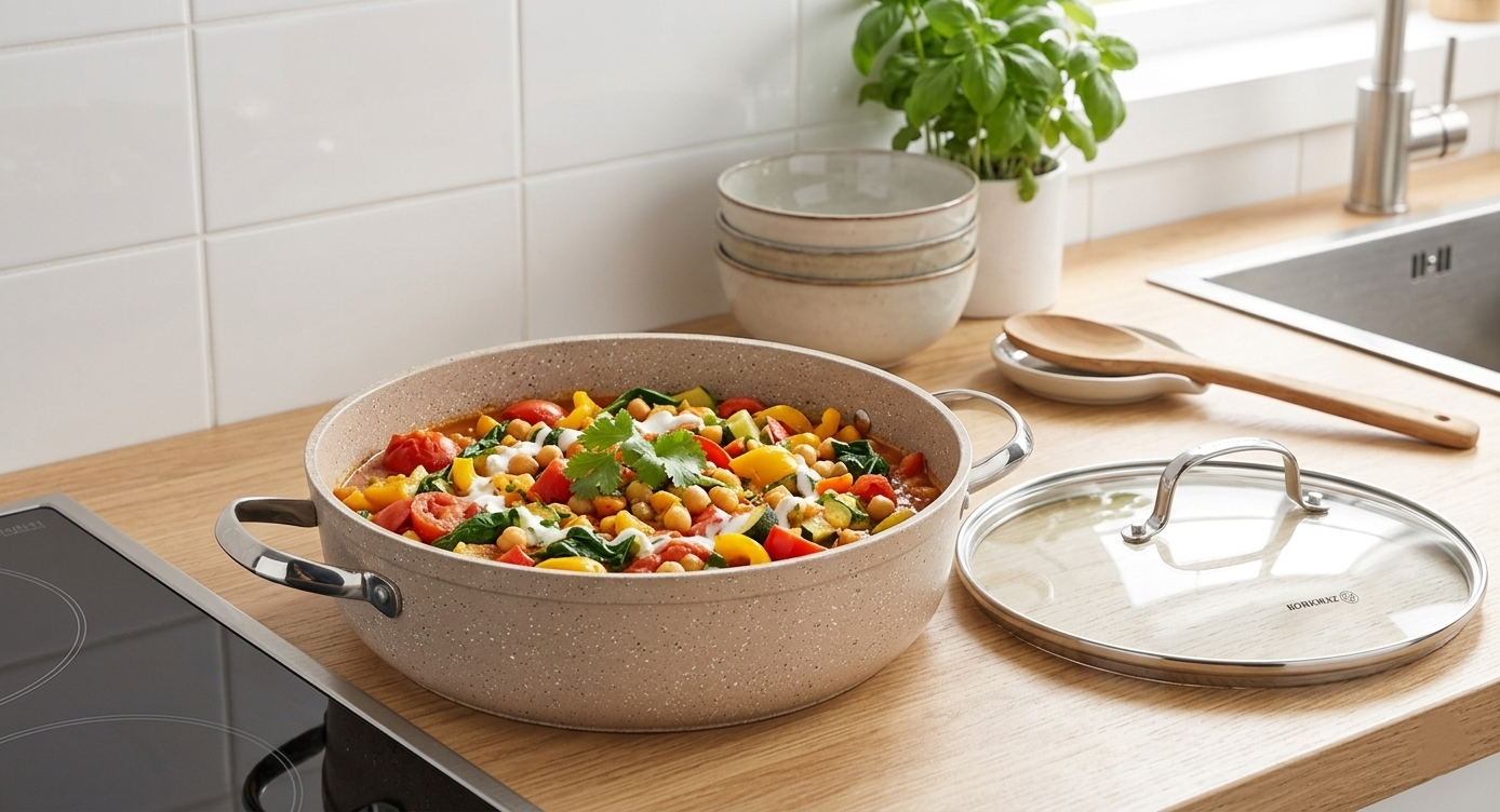 Korkmaz 26cm Granita Kisa Tencere Casserole