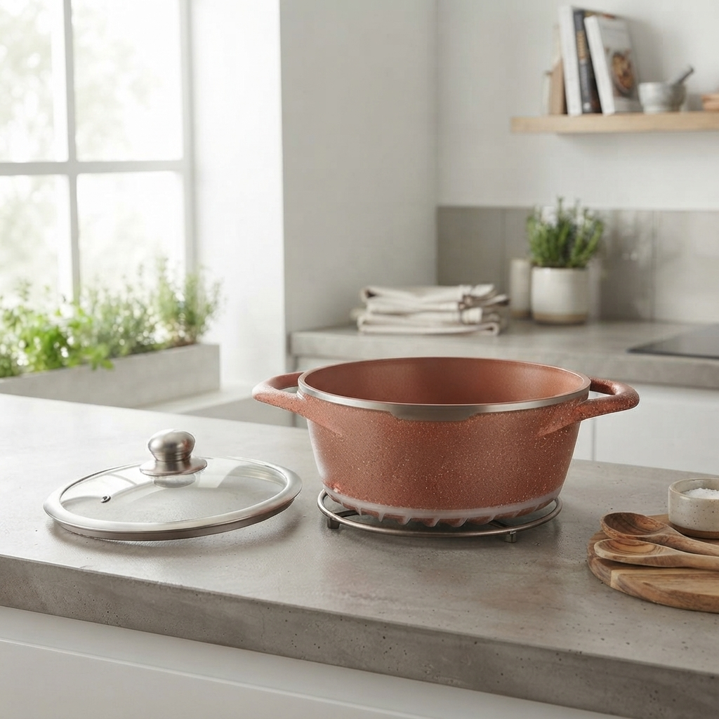 Vogati 28cm Casserole Pot with Lid