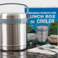 Unbreakable Stainless Steel Lunch Box or Cooler