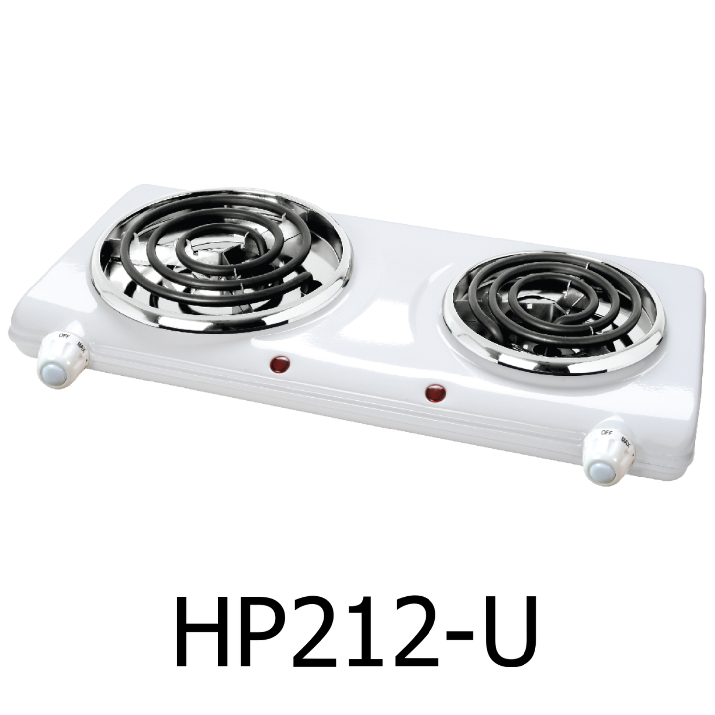 1500 Watts Double Electric Hot Plate Countertop / Cast Iron Burner