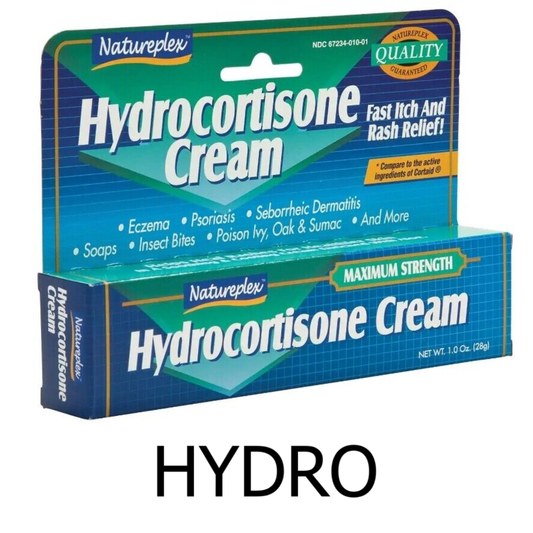 1 oz Hydrocortisone 1% Cream Anti-Itch