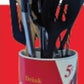 Coke Round Utensil Holder