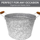 DAHO GALVANIZED ICE BUCKET 21 QT