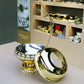 Luxury Diamond Design Golden Round Chafing Dish