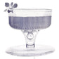 ANCHOR HOCKING 2pc Glass Cake Stand with Dome, Ribbed Design, Pedestal Base, Clear