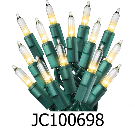 50 LED Warm White Bulb with Green Wire