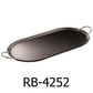 19.5" x 8.5" Cast Iron Oval Comal Griddle