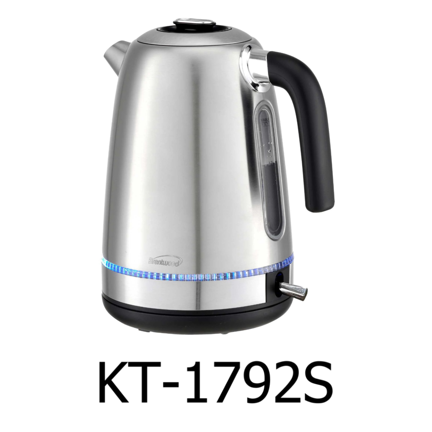 1.7L Brentwood Cordless Electric Stainless Steel Kettle