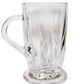 BLINKMAX Glass Mugs with Handle, Clear, 6 Pieces Set KTZB38