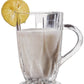 BLINKMAX Glass Mugs with Handle, Clear, 6 Pieces Set KTZB38