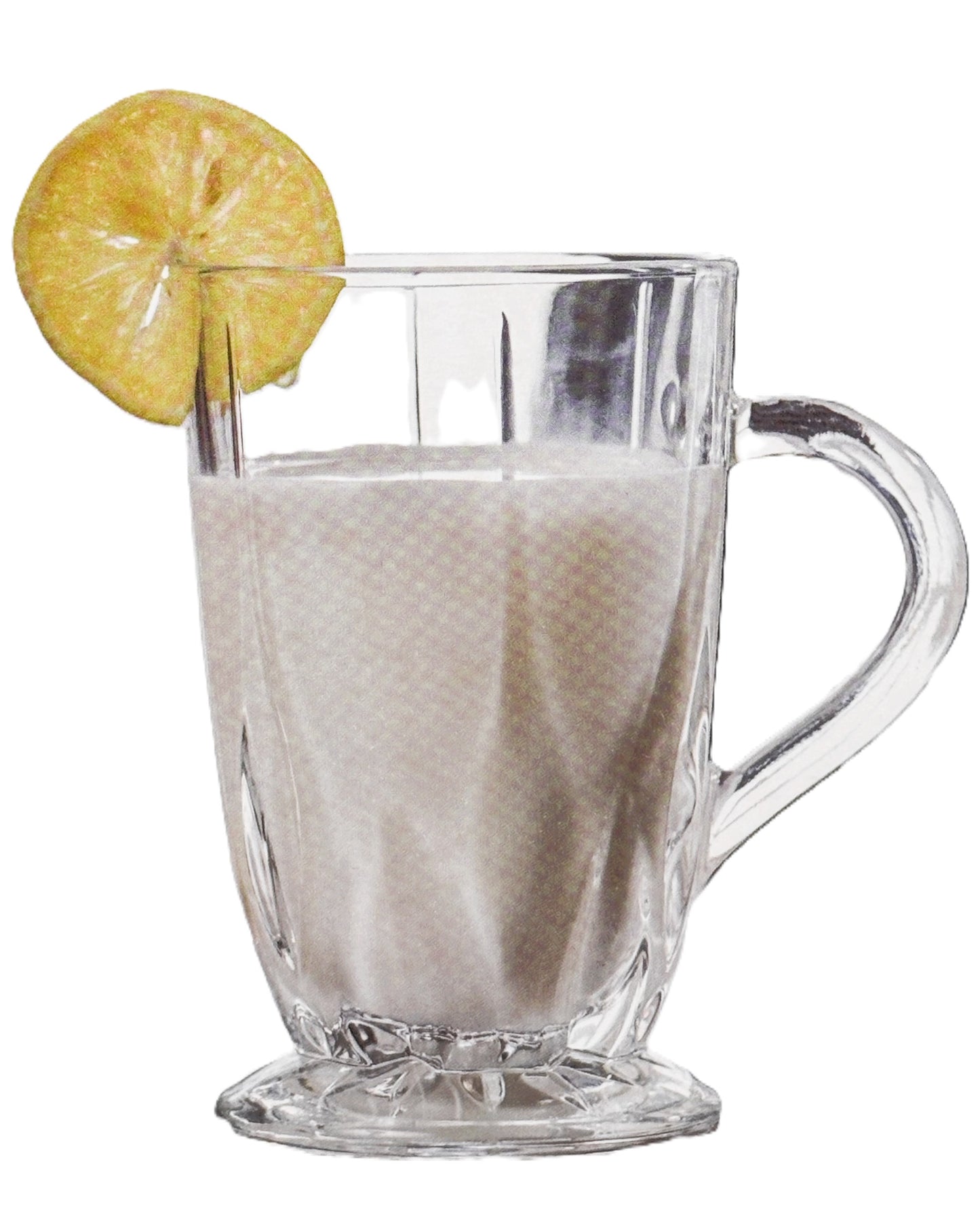 BLINKMAX Glass Mugs with Handle, Clear, 6 Pieces Set KTZB38