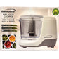 Brentwood 1.5 Cup Mini Food Chopper, White Safe Operating Lid MC-109W