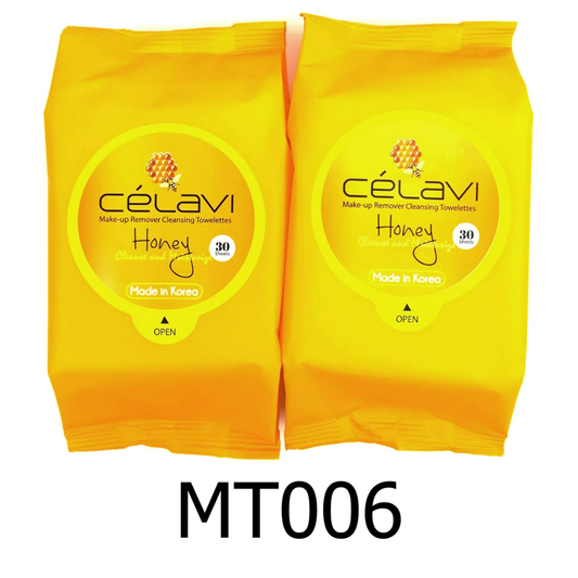 Celavi Honey Makeup Remover Cleansing Wipes (Pack of 2)