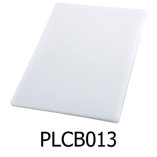 24" x 18" x 0.75" PE White Cutting Board