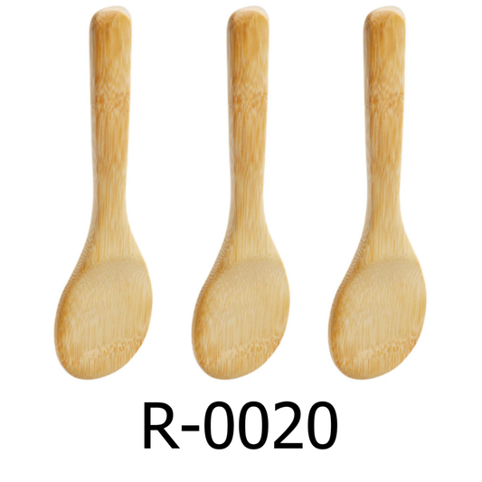 8" Bamboo Rice Spoon (Set of 3)