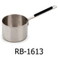 2.7 QT Induction Stainless Steel Saucepan with Silicone Handle
