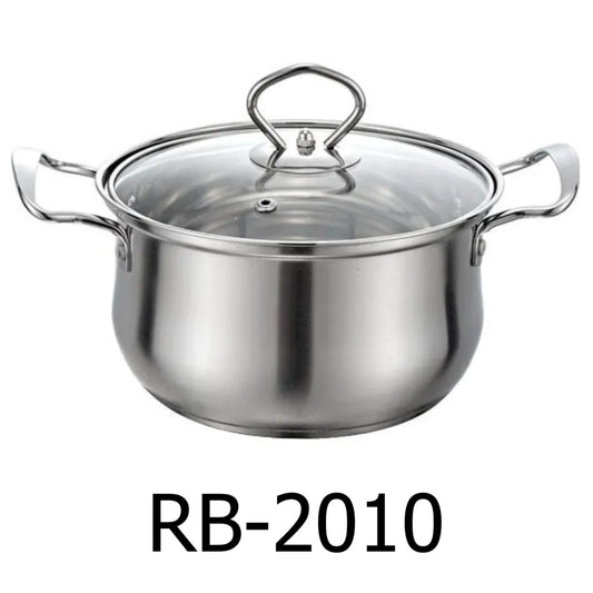3.5 QT Induction Stainless Steel Casserole
