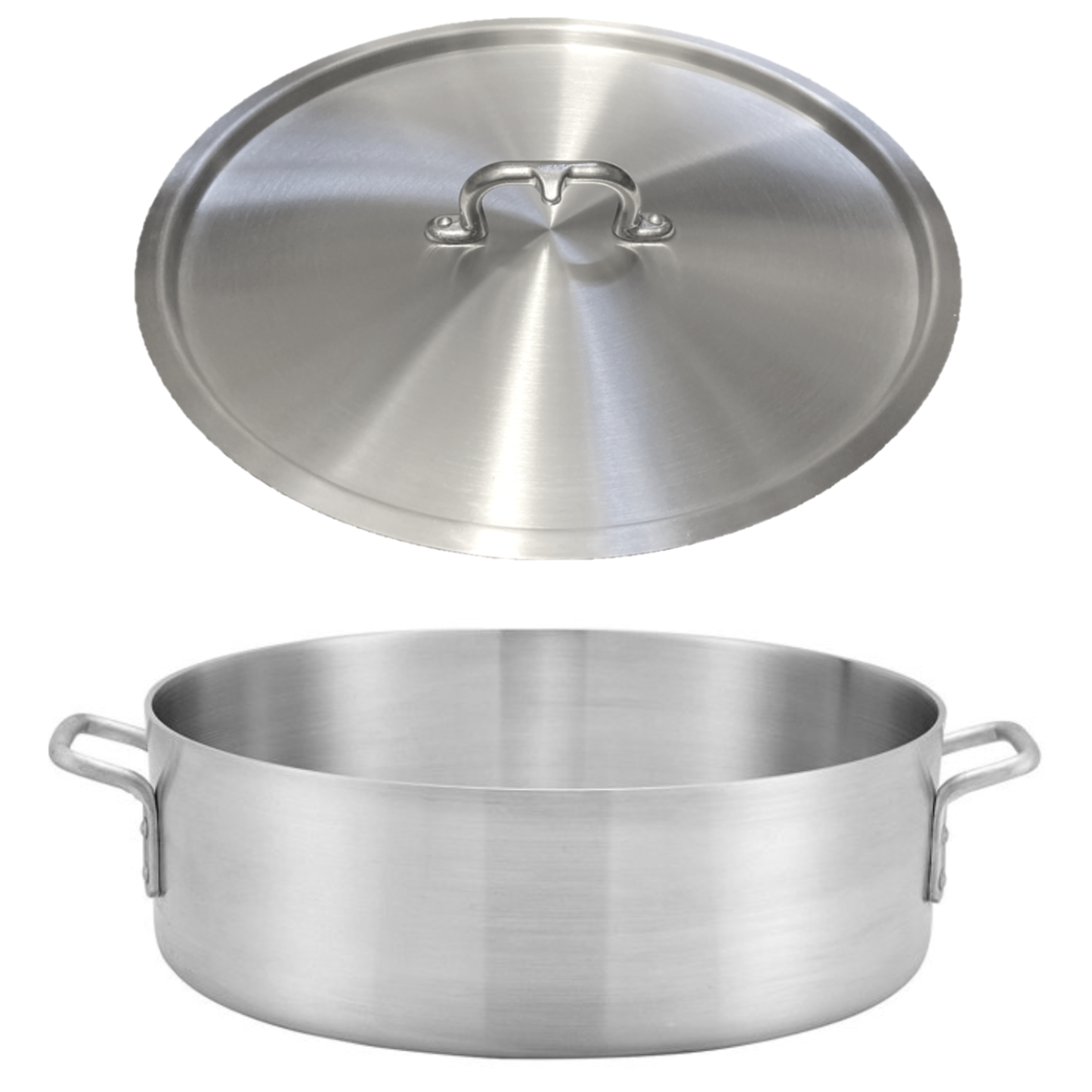 15 QT Induction Aluminum Brazier with Cover