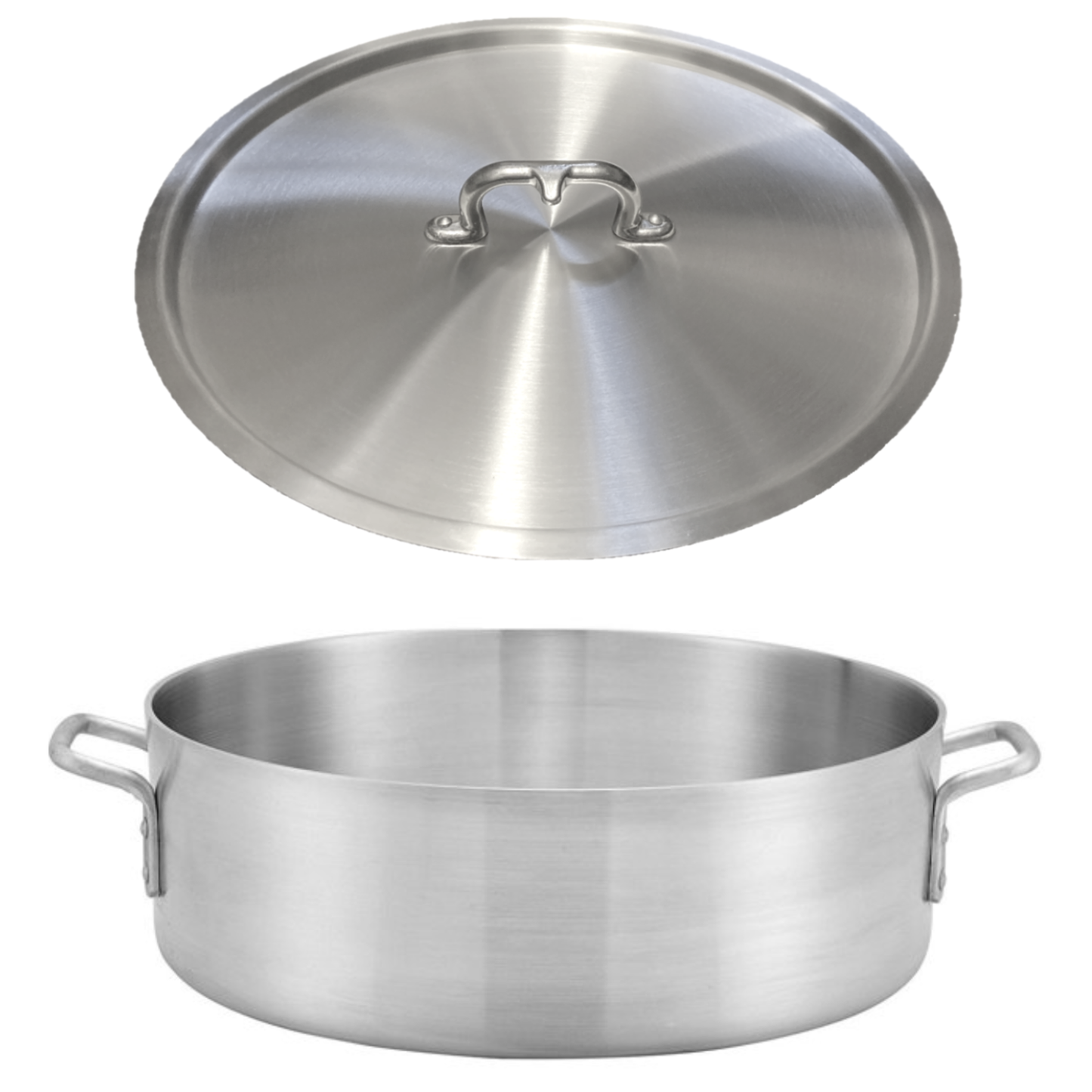 24 QT Induction Aluminum Brazier with Cover