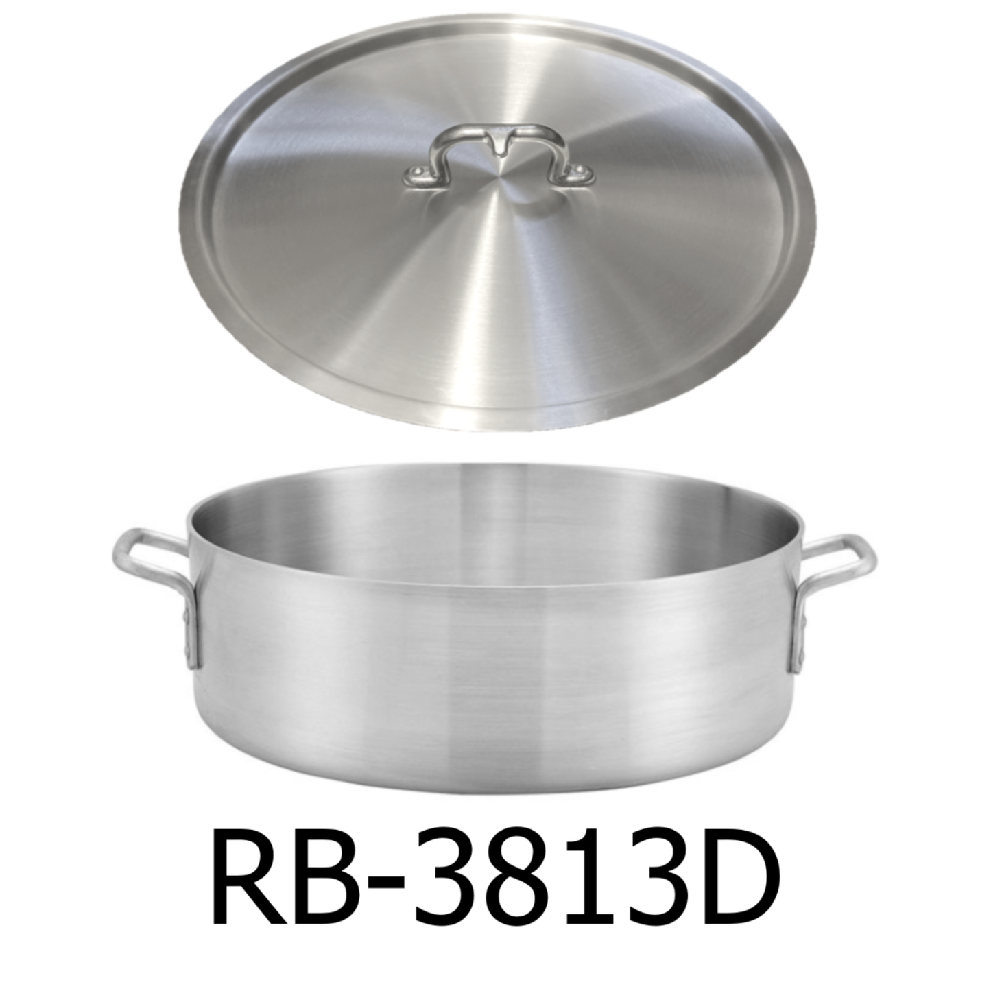 15 QT Induction Aluminum Brazier with Cover