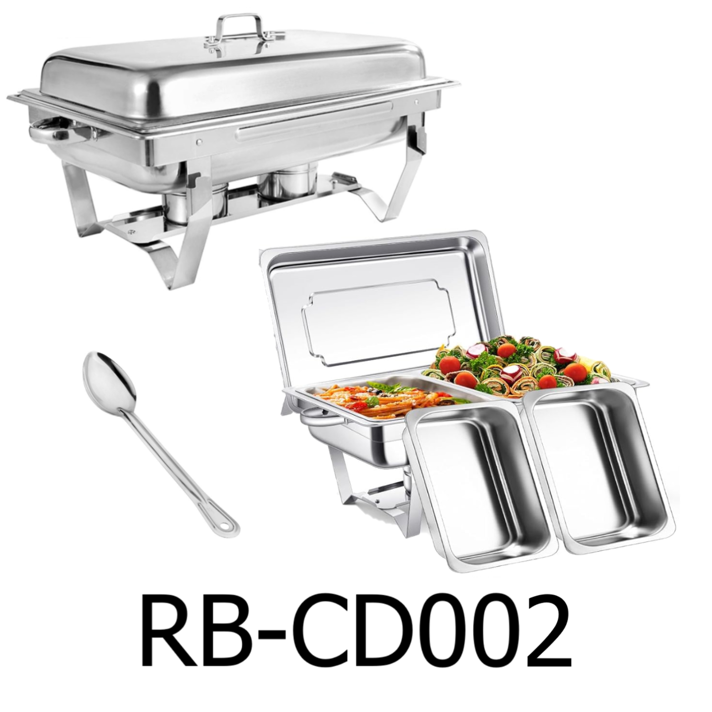 11L Stainless Steel Chafing Dish Food Warmer for Buffet