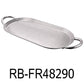 19” Oval Stainless Steel Fry Pan Comal