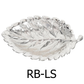 European Style Large Metal Leaf Shape Dried Fruit Dish Snack Plate