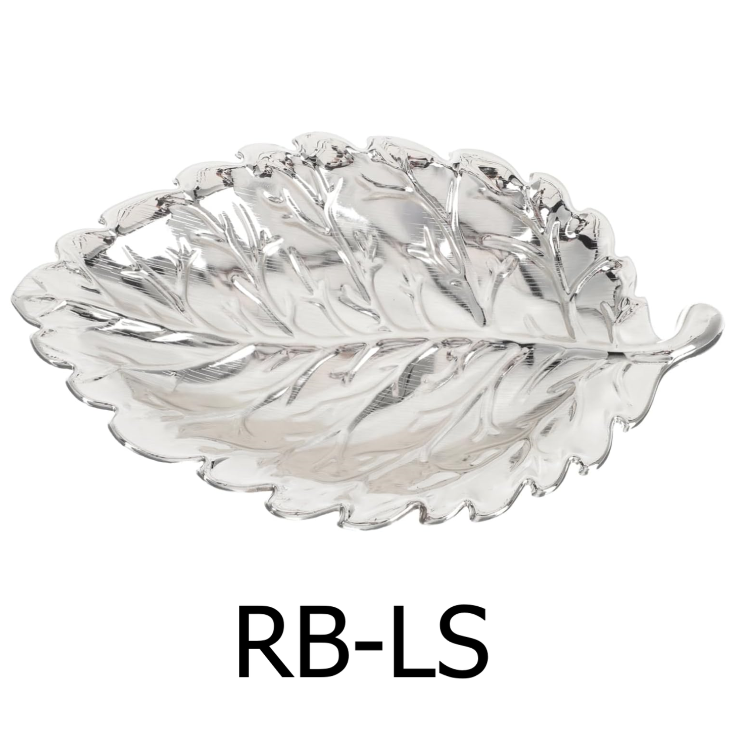 European Style Large Metal Leaf Shape Dried Fruit Dish Snack Plate